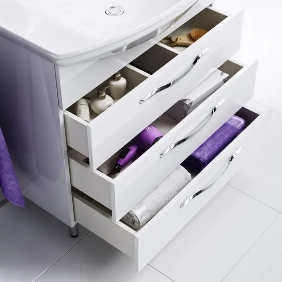 AQWELLA "АЛЛЕГРО" ТУМБА ПОД УМЫВАЛЬНИК, ЦВЕТ БЕЛЫЙ, AGR.01.07/3