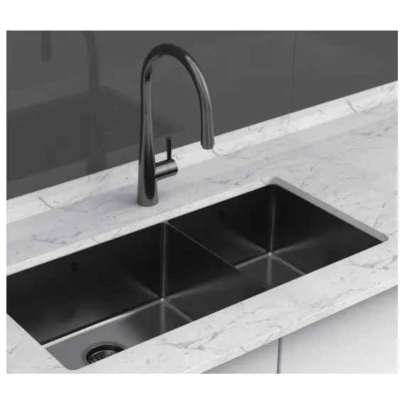 МОЙКА ДЛЯ КУХНИ KANTERA CAYMAN CAR490D3/L BP (K) - BLACK PEARL / PEARLARC TECHNOLOGY