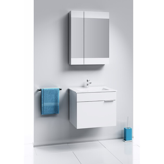 AQWELLA "БРИГ" ШКАФ-ЗЕРКАЛО, ЦВЕТ БЕЛЫЙ, BR.04.06/W