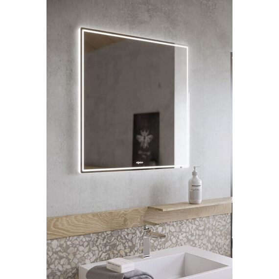 AQWELLA "CUBE" ТУМБА ПОД УМЫВАЛЬНИК, ЦВЕТ СЕРЫЙ, CUB0107GR