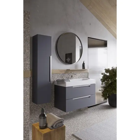 AQWELLA "CUBE" ПЕНАЛ ПОДВЕСНОЙ, ЦВЕТ СЕРЫЙ  CUB0503GR