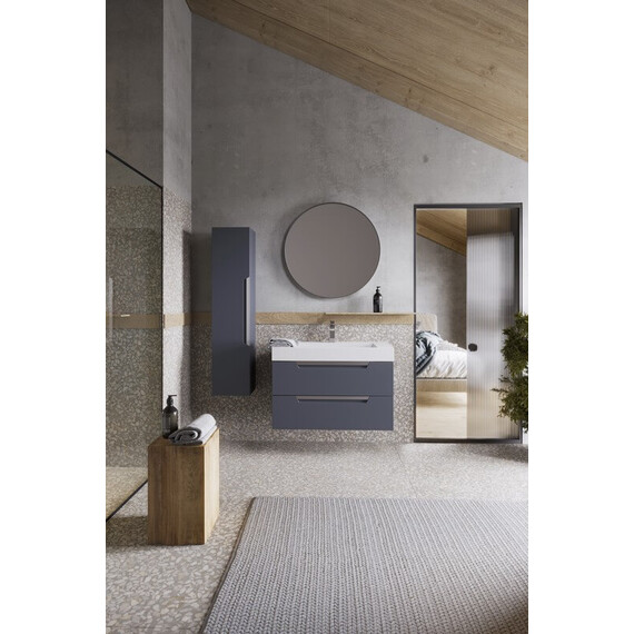 AQWELLA "CUBE" ПЕНАЛ ПОДВЕСНОЙ, ЦВЕТ СЕРЫЙ  CUB0503GR