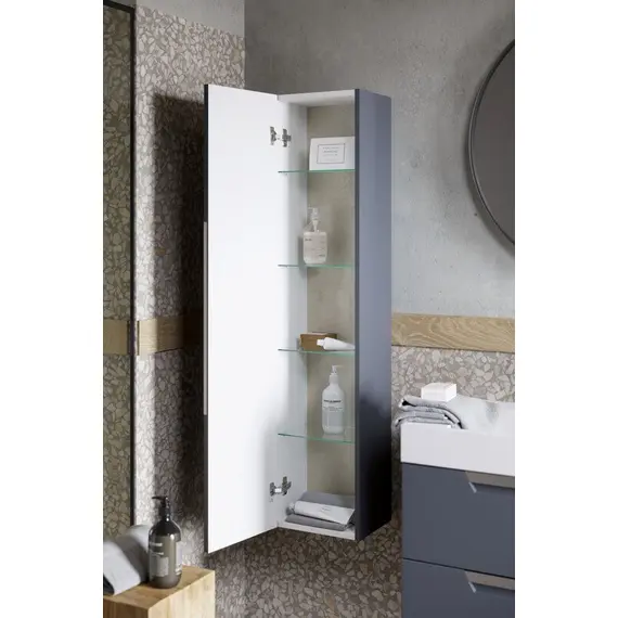 AQWELLA "CUBE" ПЕНАЛ ПОДВЕСНОЙ, ЦВЕТ СЕРЫЙ  CUB0503GR