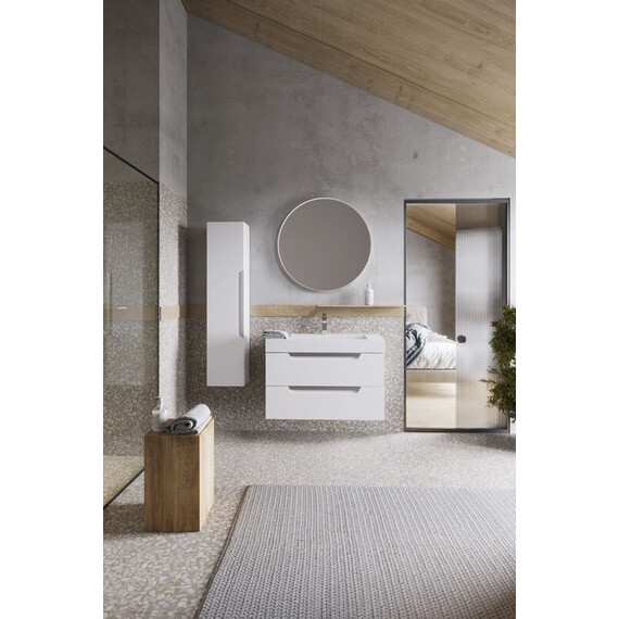 AQWELLA "CUBE" ПЕНАЛ ПОДВЕСНОЙ, ЦВЕТ БЕЛЫЙ  CUB0503W