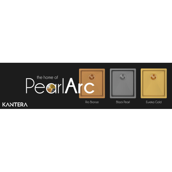 МОЙКА ДЛЯ КУХНИ KANTERA CAYMAN CAR490D3/L BP (K) - BLACK PEARL / PEARLARC TECHNOLOGY