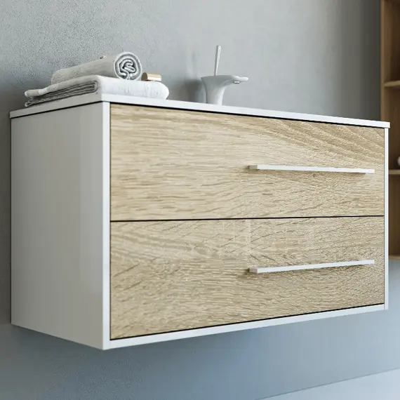 AQWELLA "МАЙАМИ" ТУМБА ПОД УМЫВАЛЬНИК ПОДВЕСНАЯ ПРАВАЯ, MAI.01.09/R