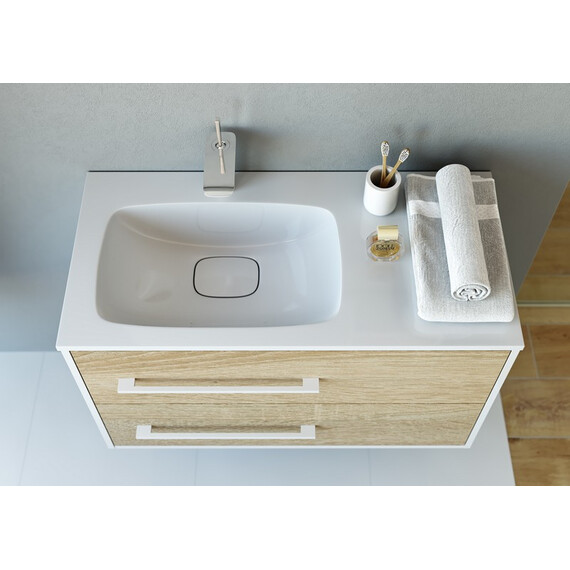 AQWELLA "МАЙАМИ" ТУМБА ПОД УМЫВАЛЬНИК ПОДВЕСНАЯ ЛЕВАЯ, MAI.01.09/L