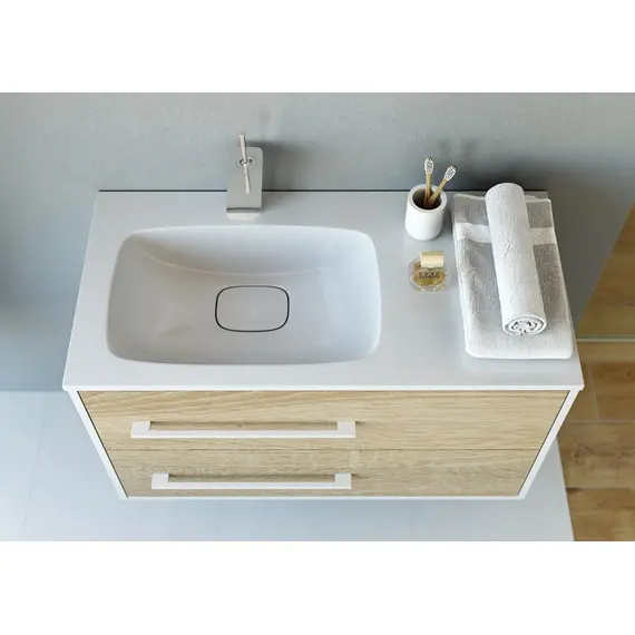 AQWELLA "МАЙАМИ" ТУМБА ПОД УМЫВАЛЬНИК ПОДВЕСНАЯ ЛЕВАЯ, MAI.01.09/L