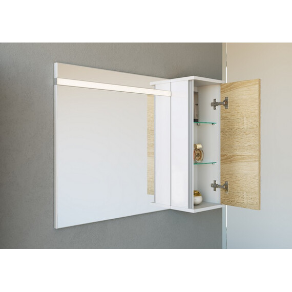 AQWELLA "МАЙАМИ" ПАНЕЛЬ С ЗЕРКАЛОМ И ПОДСВЕТКОЙ, MAI.02.07