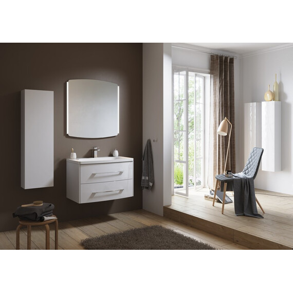 AQWELLA "АНКОНА" ПЕНАЛ ПОДВЕСНОЙ, ЦВЕТ БЕЛЫЙ  AN.05.25/W