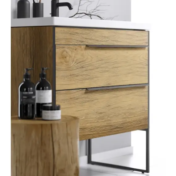 AQWELLA "FARGO" ТУМБА ПОД УМЫВАЛЬНИК, ЦВЕТ ДУБ БАЛТИЙСКИЙ, FRG0108DB