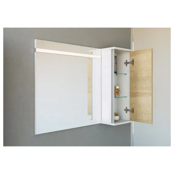 AQWELLA "МАЙАМИ" ПАНЕЛЬ С ЗЕРКАЛОМ И ПОДСВЕТКОЙ, MAI.02.06