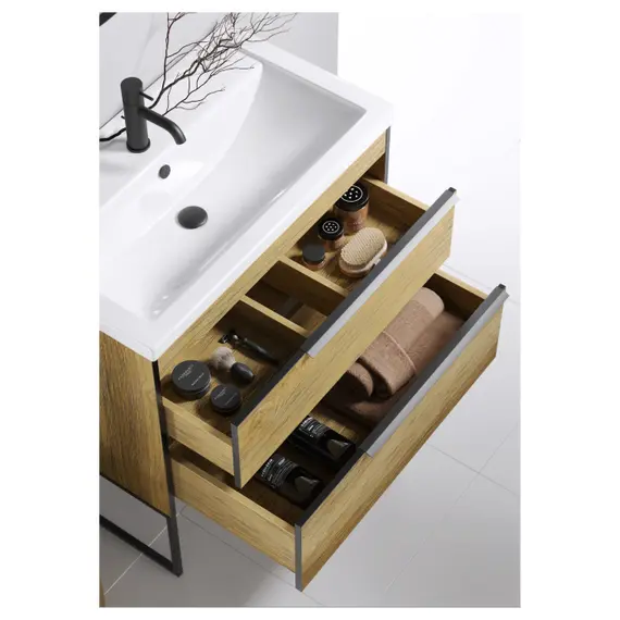 AQWELLA "FARGO" ТУМБА ПОД УМЫВАЛЬНИК, ЦВЕТ ДУБ БАЛТИЙСКИЙ, FRG0110DB