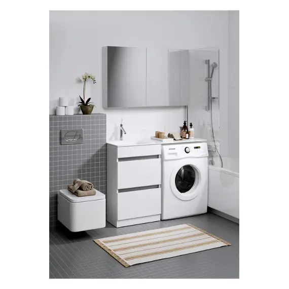 AQWELLA "FORMA" ТУМБА ПОД УМЫВАЛЬНИК С ЯЩКАМИ, ЦВЕТ БЕЛЫЙ, FOR01052