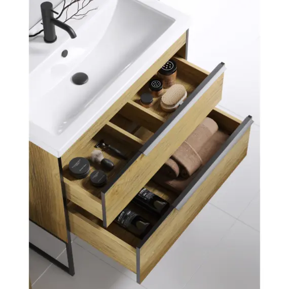 AQWELLA "FARGO" ТУМБА ПОД УМЫВАЛЬНИК, ЦВЕТ ДУБ БАЛТИЙСКИЙ, FRG0108DB