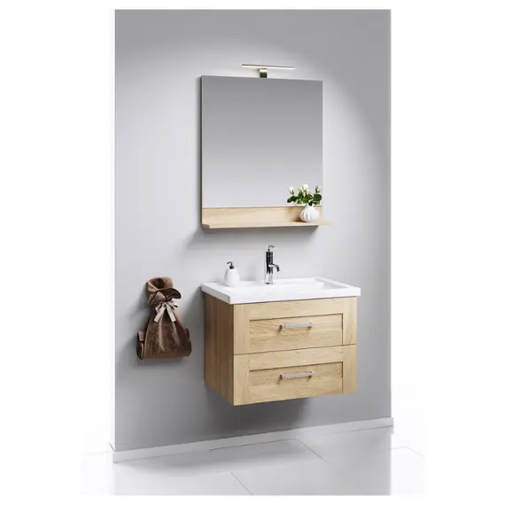 AQWELLA "ФОСТЕР" ТУМБА ПОД УМЫВАЛЬНИК ПОДВЕСНАЯ, ЦВЕТ ДУБ СОНОМА, FOS01072DS