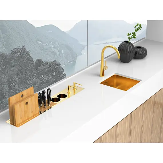 КУХОННЫЙ БЛОК KANTERA PANAMA SLIM PEARLARC, EUREKA GOLD, PSR1200-EG