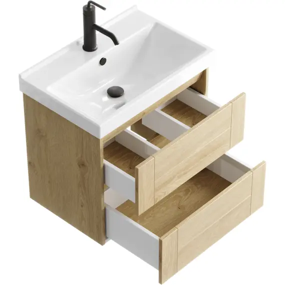 AQWELLA "ASTRID" ТУМБА ПОД УМЫВАЛЬНИК, ЦВЕТ ДУБ ДАВОС, AST0106DD