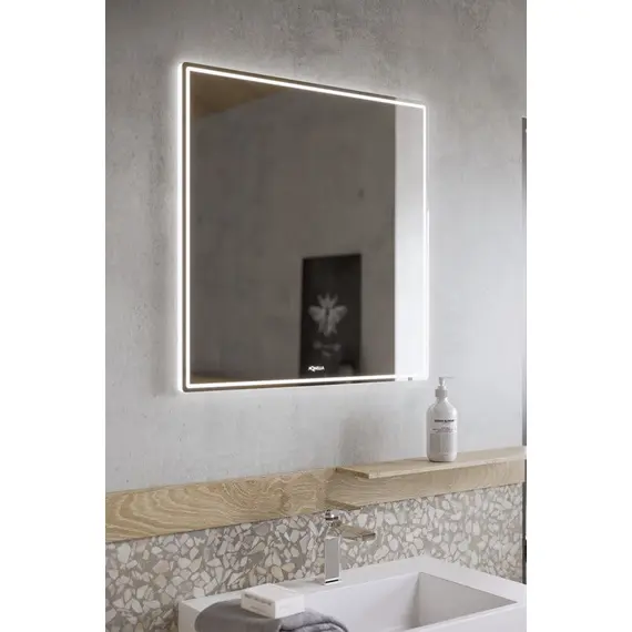 AQWELLA "CUBE" ТУМБА ПОД УМЫВАЛЬНИК, ЦВЕТ БЕЛЫЙ, CUB0107W