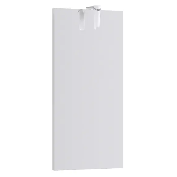 AQWELLA "ЛЕОН-МР" ПАНЕЛЬ С ЗЕРКАЛОМ И СВЕТИЛЬНИКОМ, ЦВЕТ БЕЛЫЙ LN-MP.02.04/W