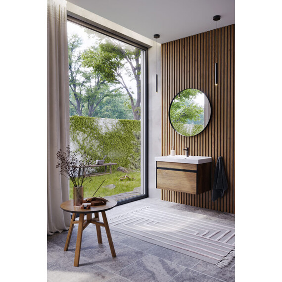 AQWELLA "URBAN" ТУМБА ПОД УМЫВАЛЬНИК, ЦВЕТ ДУБ БАЛТИЙСКИЙ, URB0110DB