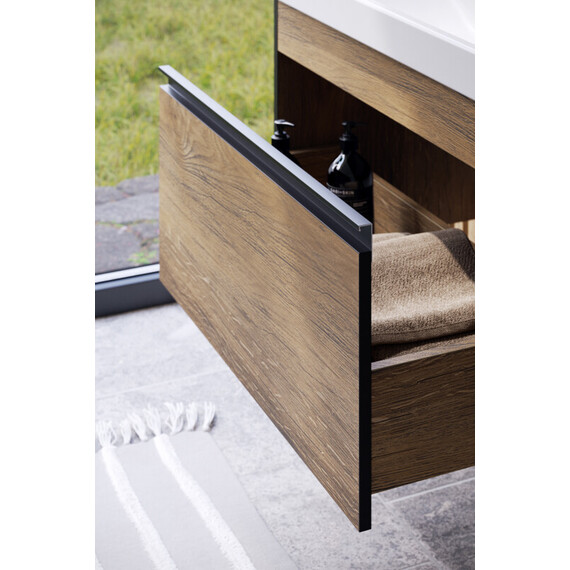 AQWELLA "URBAN" ТУМБА ПОД УМЫВАЛЬНИК, ЦВЕТ ДУБ БАЛТИЙСКИЙ, URB0110DB