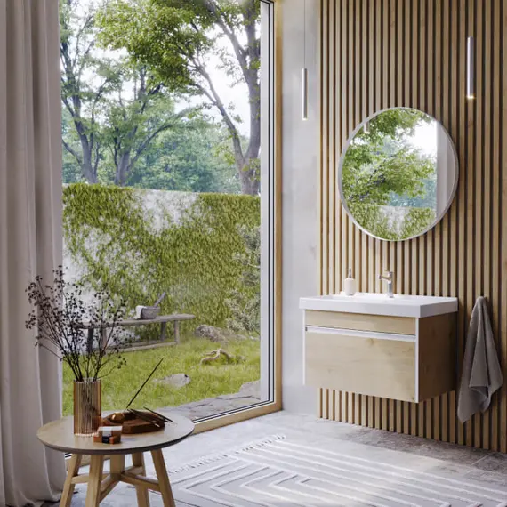 AQWELLA "URBAN" ТУМБА ПОД УМЫВАЛЬНИК, ЦВЕТ ДУБ ДАВОС, URB0110DD