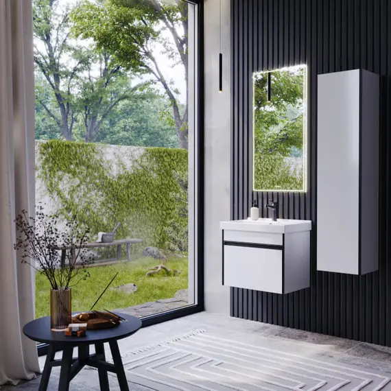 AQWELLA "URBAN" ТУМБА ПОД УМЫВАЛЬНИК, ЦВЕТ БЕЛЫЙ, URB0106W