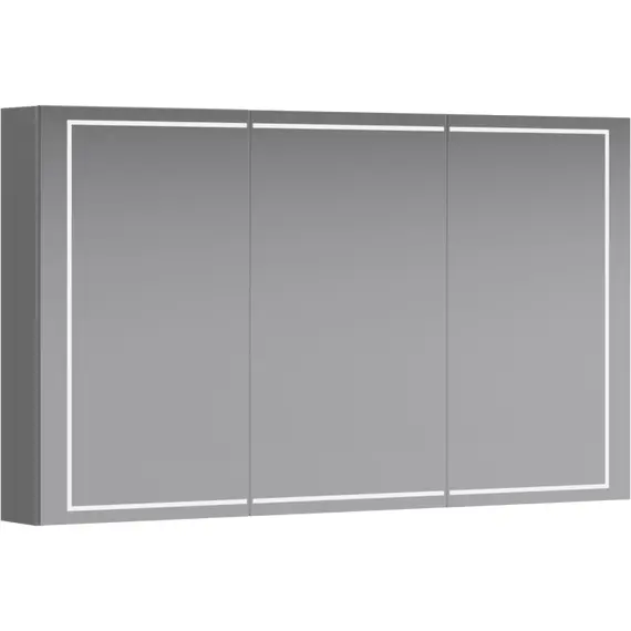 AQWELLA "SIMPLEX" ШКАФ-ЗЕРКАЛО С ПОДСВЕТКОЙ, ЦВЕТ БЕЛЫЙ, SLX0412