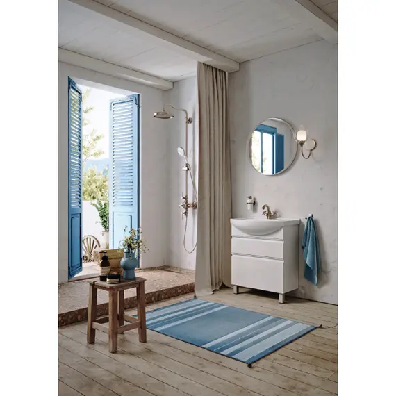 AQWELLA "RODOS" ТУМБА ПОД УМЫВАЛЬНИК, ЦВЕТ БЕЛЫЙ, ROD01082N