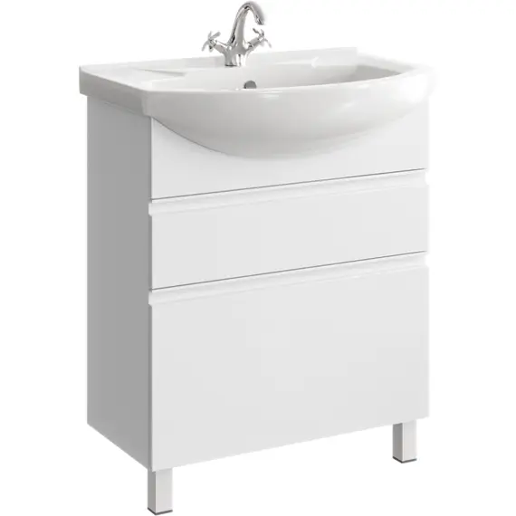 AQWELLA "RODOS" ТУМБА ПОД УМЫВАЛЬНИК, ЦВЕТ БЕЛЫЙ, ROD01072N