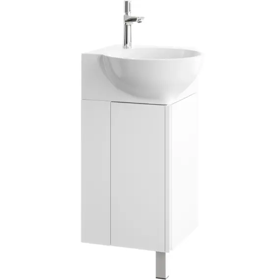 AQWELLA "PORTO" ТУМБА УГЛОВАЯ ПОД УМЫВАЛЬНИК, ЦВЕТ БЕЛЫЙ/БЕЛЫЙ, POR0104WW