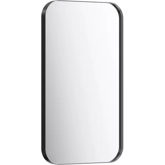 AQWELLA "RM" ЗЕРКАЛО В МЕТАЛЛИЧЕСКОЙ РАМЕ, ЦВЕТ ЧЕРНЫЙ, RM0205BLK