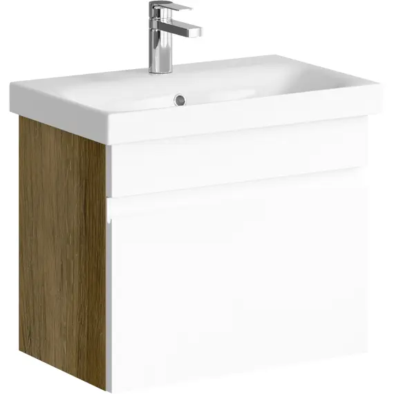 AQWELLA "SMART" ТУМБА ПОД УМЫВАЛЬНИК ПОДВЕСНАЯ , ЦВЕТ ДУБ БАЛТИЙСКИЙ SRT0106DB