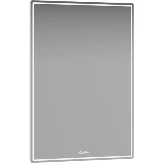 ЗЕРКАЛО AQWELLA СО СВЕТОДИОДНОЙ ПОДСВЕТКОЙ, СЕНСОРНЫМ ВЫКЛЮЧАТЕЛЕМ И РЕГУЛЯТОРОМ ОСВЕЩЕННОСТИ