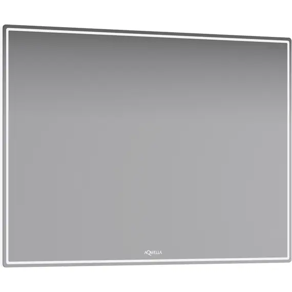 ЗЕРКАЛО AQWELLA СО СВЕТОДИОДНОЙ ПОДСВЕТКОЙ, СЕНСОРНЫМ ВЫКЛЮЧАТЕЛЕМ И РЕГУЛЯТОРОМ ОСВЕЩЕННОСТИ