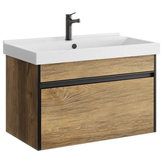 AQWELLA "URBAN" ТУМБА ПОД УМЫВАЛЬНИК, ЦВЕТ ДУБ БАЛТИЙСКИЙ, URB0108DB