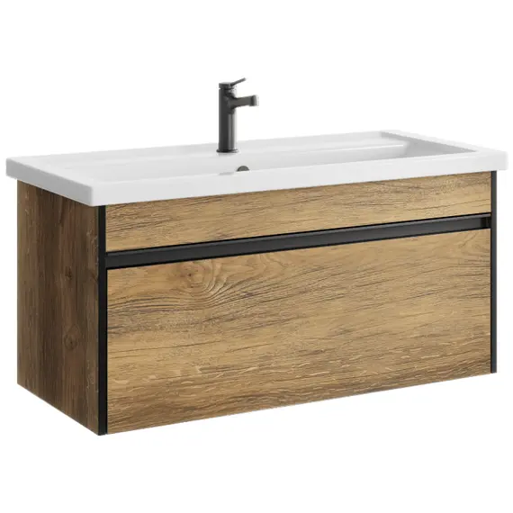 AQWELLA "URBAN" ТУМБА ПОД УМЫВАЛЬНИК, ЦВЕТ ДУБ БАЛТИЙСКИЙ, URB0110DB