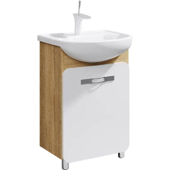 AQWELLA "ВЕГА" ТУМБА ПОД УМЫВАЛЬНИК, ЦВЕТ ДУБ СОНОМА VEG.01.05