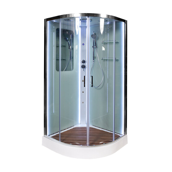 ДУШЕВАЯ КАБИНА AVACAN A09 LED С КНОПКОЙ И ГИДРОМАССАЖЕМ