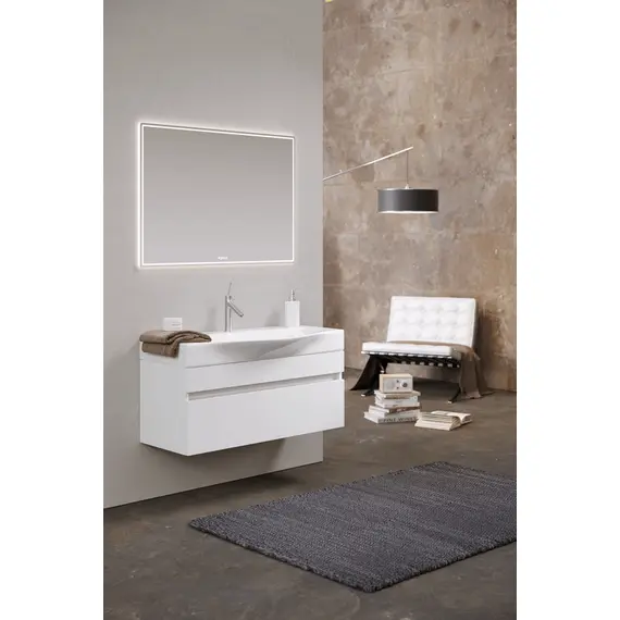 ЗЕРКАЛО AQWELLA СО СВЕТОДИОДНОЙ ПОДСВЕТКОЙ, СЕНСОРНЫМ ВЫКЛЮЧАТЕЛЕМ И РЕГУЛЯТОРОМ ОСВЕЩЕННОСТИ