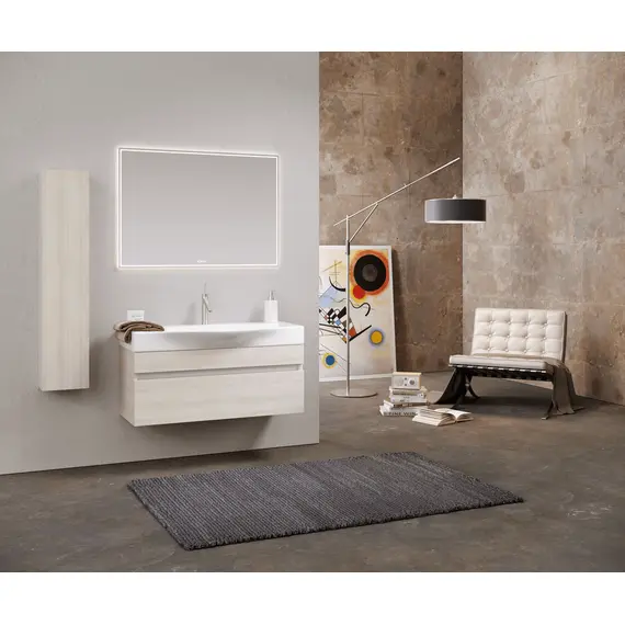 ЗЕРКАЛО AQWELLA СО СВЕТОДИОДНОЙ ПОДСВЕТКОЙ, СЕНСОРНЫМ ВЫКЛЮЧАТЕЛЕМ И РЕГУЛЯТОРОМ ОСВЕЩЕННОСТИ