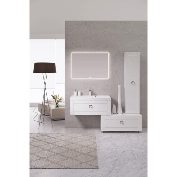 ЗЕРКАЛО AQWELLA СО СВЕТОДИОДНОЙ ПОДСВЕТКОЙ, СЕНСОРНЫМ ВЫКЛЮЧАТЕЛЕМ И РЕГУЛЯТОРОМ ОСВЕЩЕННОСТИ