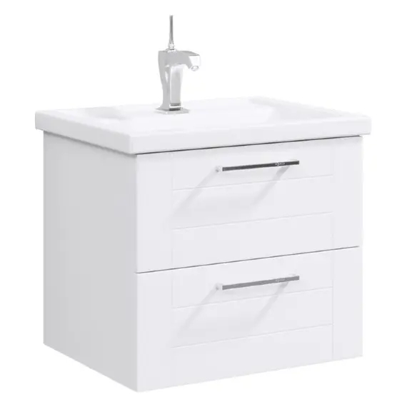 AQWELLA "МАНЧЕСТЕР" ТУМБА ПОД УМЫВАЛЬНИК ПОДВЕСНАЯ, ЦВЕТ БЕЛЫЙ, MAN01062