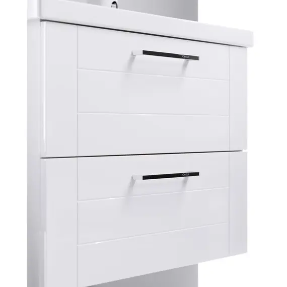 AQWELLA "МАНЧЕСТЕР" ТУМБА ПОД УМЫВАЛЬНИК ПОДВЕСНАЯ, ЦВЕТ БЕЛЫЙ, MAN01082