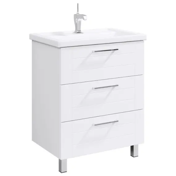 AQWELLA "МАНЧЕСТЕР" ТУМБА ПОД УМЫВАЛЬНИК НА НОЖКАХ, ЦВЕТ БЕЛЫЙ, MAN01073