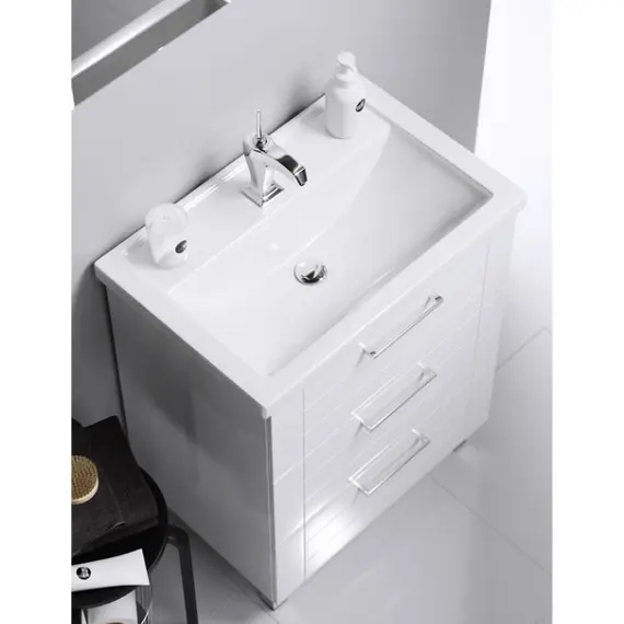 AQWELLA "МАНЧЕСТЕР" ТУМБА ПОД УМЫВАЛЬНИК НА НОЖКАХ, ЦВЕТ БЕЛЫЙ, MAN01073