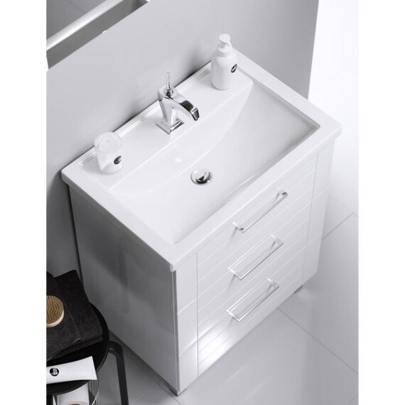 AQWELLA "МАНЧЕСТЕР" ТУМБА ПОД УМЫВАЛЬНИК НА НОЖКАХ, ЦВЕТ БЕЛЫЙ, MAN01083