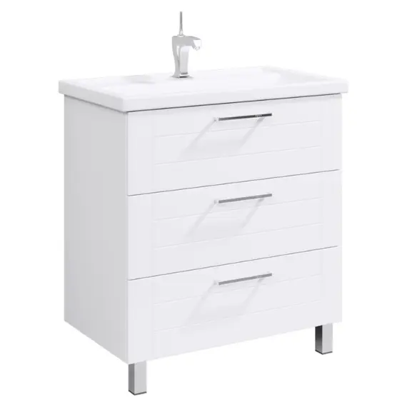 AQWELLA "МАНЧЕСТЕР" ТУМБА ПОД УМЫВАЛЬНИК НА НОЖКАХ, ЦВЕТ БЕЛЫЙ, MAN01083