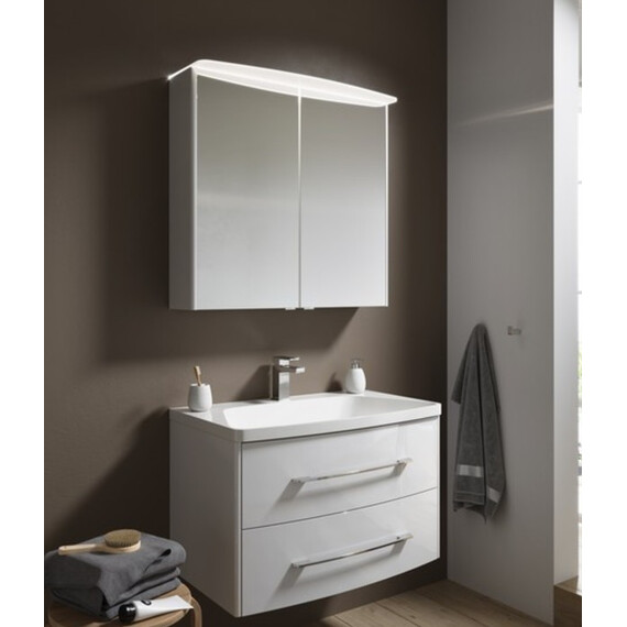 AQWELLA "NERINGA" ТУМБА ПОД УМЫВАЛЬНИК ПОДВЕСНАЯ, ЦВЕТ БЕЛЫЙ  NER0108